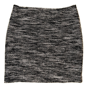 Ann Taylor black/white tweed mini skirt -‎ sz 4P